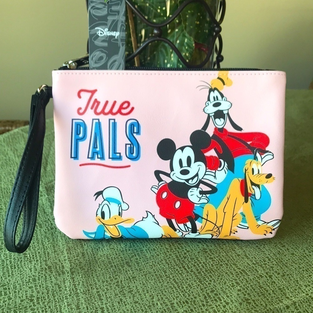 Brand New Disney Buckle-Down True Pals Zippered Wristlet